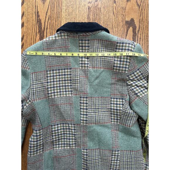 Vintage JL Colebrook Wool Blazer Men’s Large Plaid Check Tweed Sport Coat - Picture 7 of 7